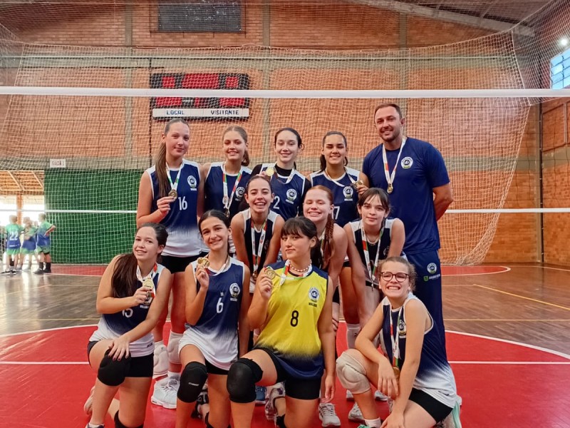 O Colégio Evangélico Jaraguá é campeão da fase microrregional dos JESC 12 a 14 anos nas modalidades de voleibol e vôlei de praia!